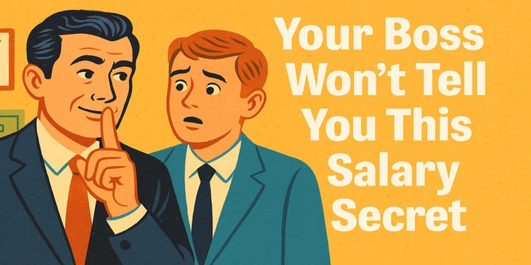 💼 Your Boss Won’t Tell You This Salary Secret