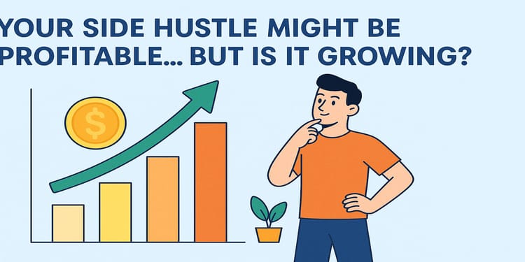 🚀 Your Side Hustle Might Be Profitable… But Is It Growing?